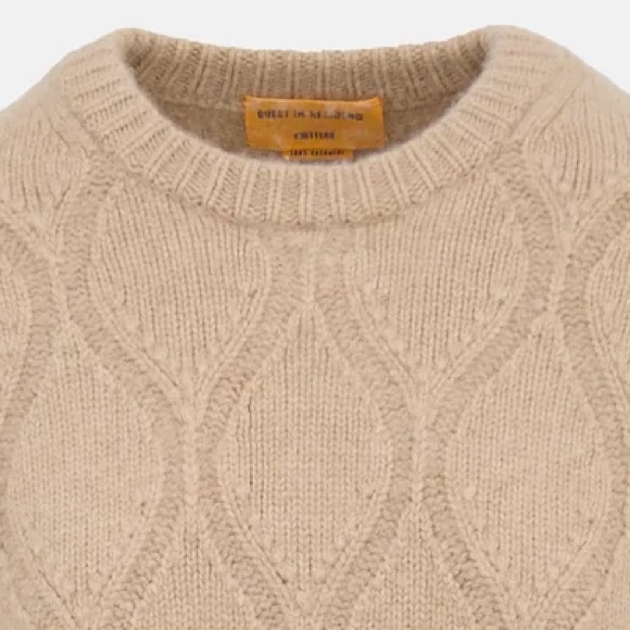 Guest in Residence Cozy Crew Wavy Cashmere Cable Knit Cozy Sweater - Picture 6 of 6